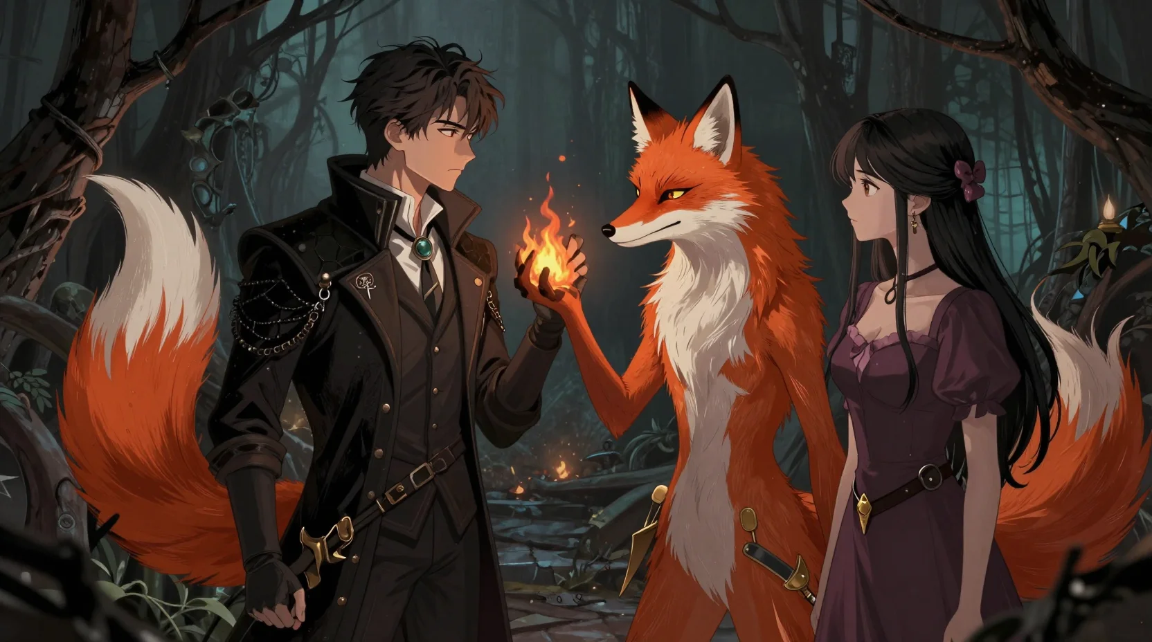 Fox Fire in the Dark