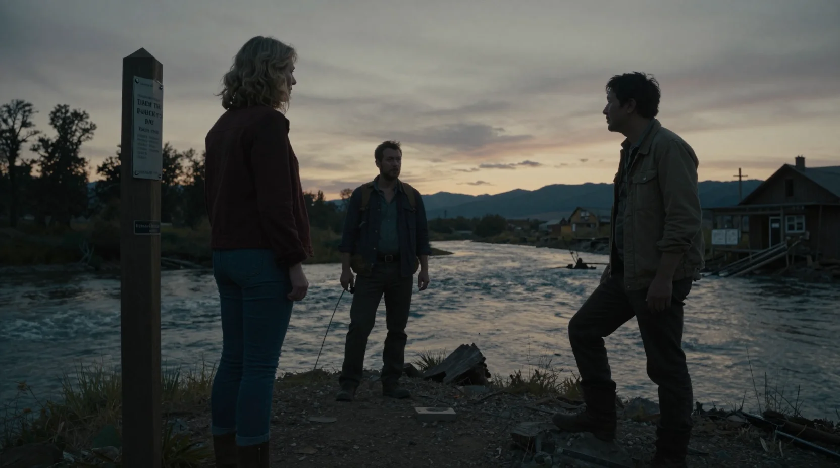 Dusk at the River's Edge