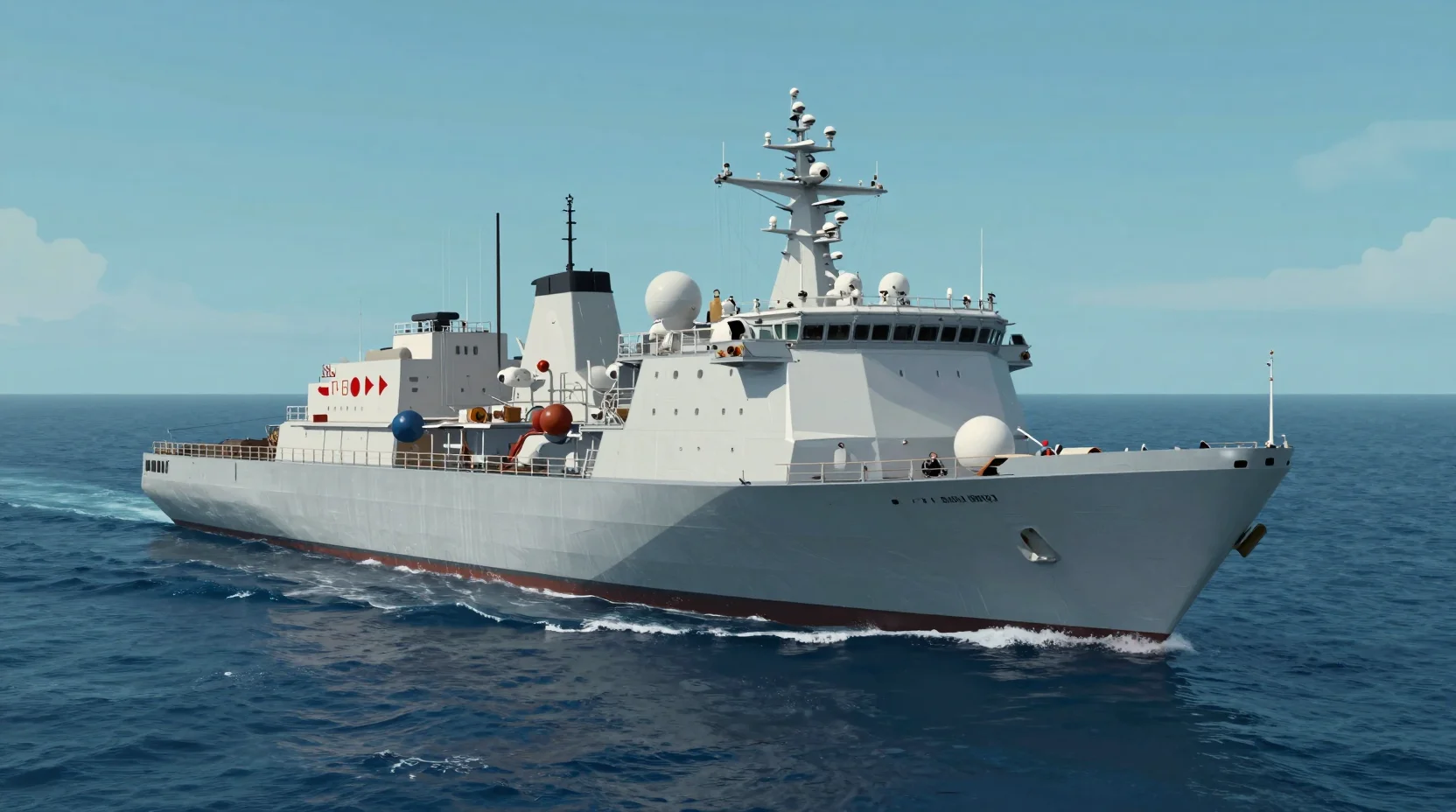 The Operational Theater - Floating Command Vessel, South China Sea