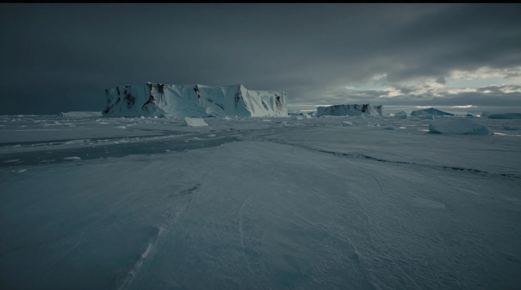 Arctic Ice Field Above