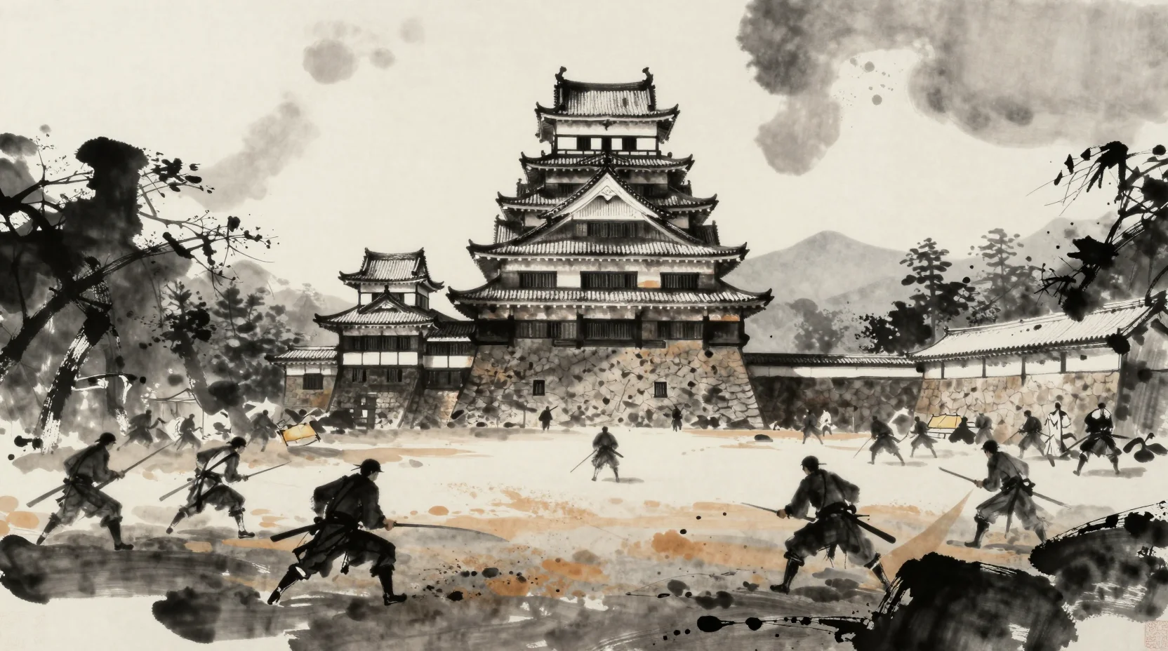 Aizu Castle Training Courtyard