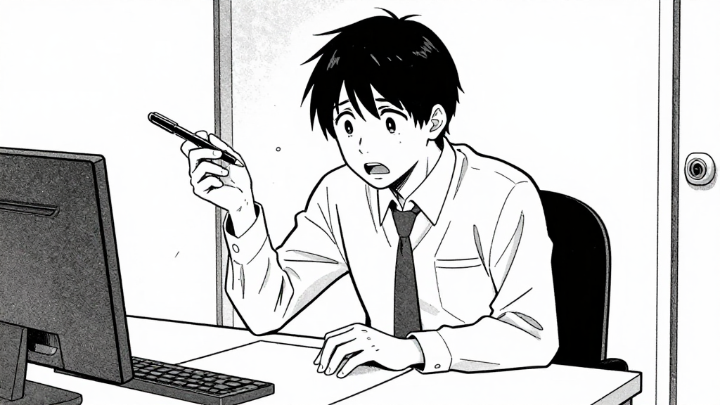 Dr. Tanaka’s pen falls from her desk, frozen in shock.