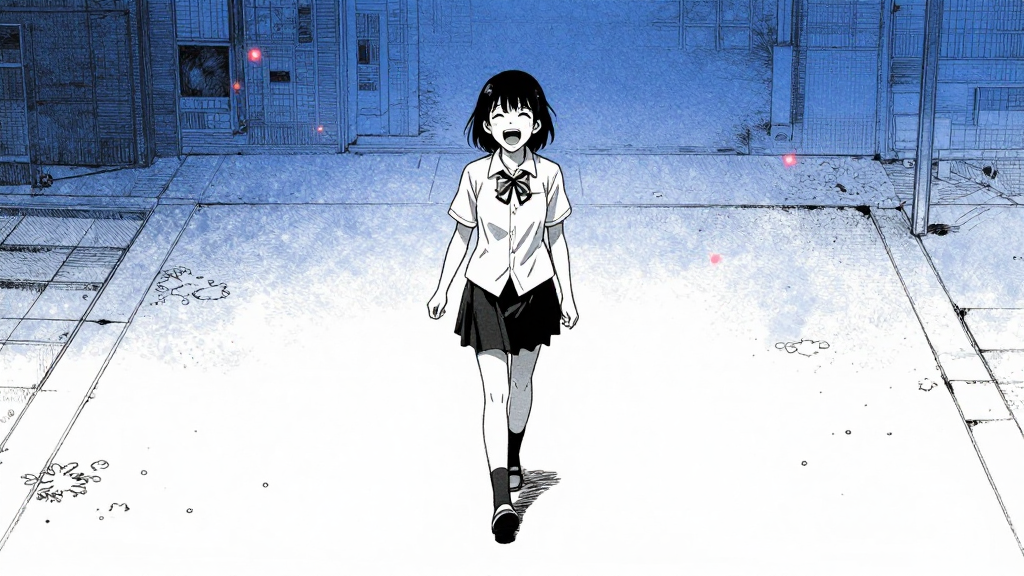 Aria walks away from the square, laughter echoing behind her.