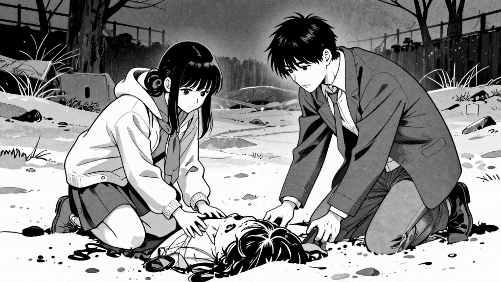 Clara and Silas dig into the frozen ground, revealing Mercy’s remains.