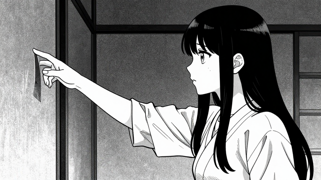 Elena reaches for the photo, Elena-Prime’s stillness breaks.