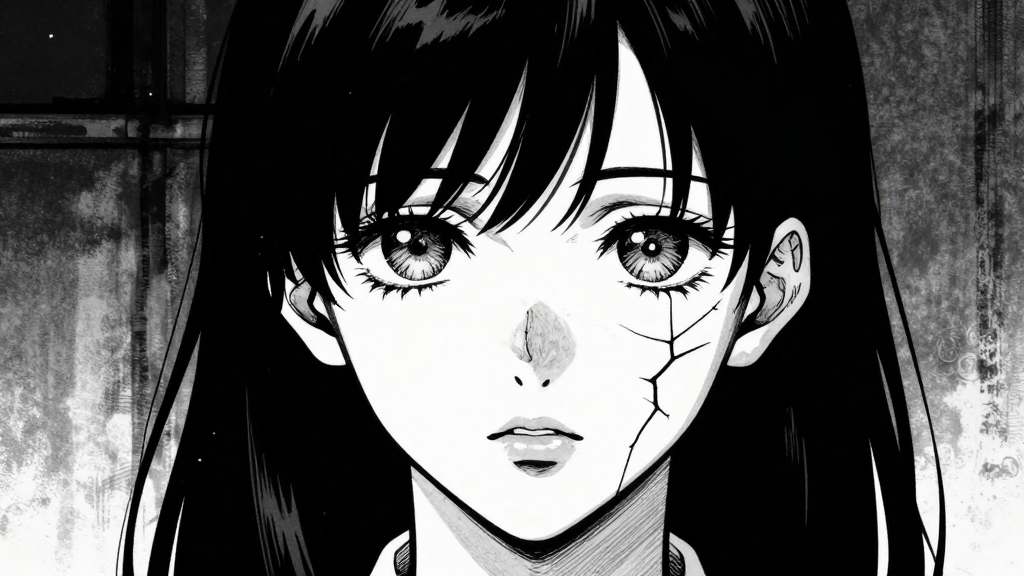 Elena-Prime’s face, showing a crack in her composure.