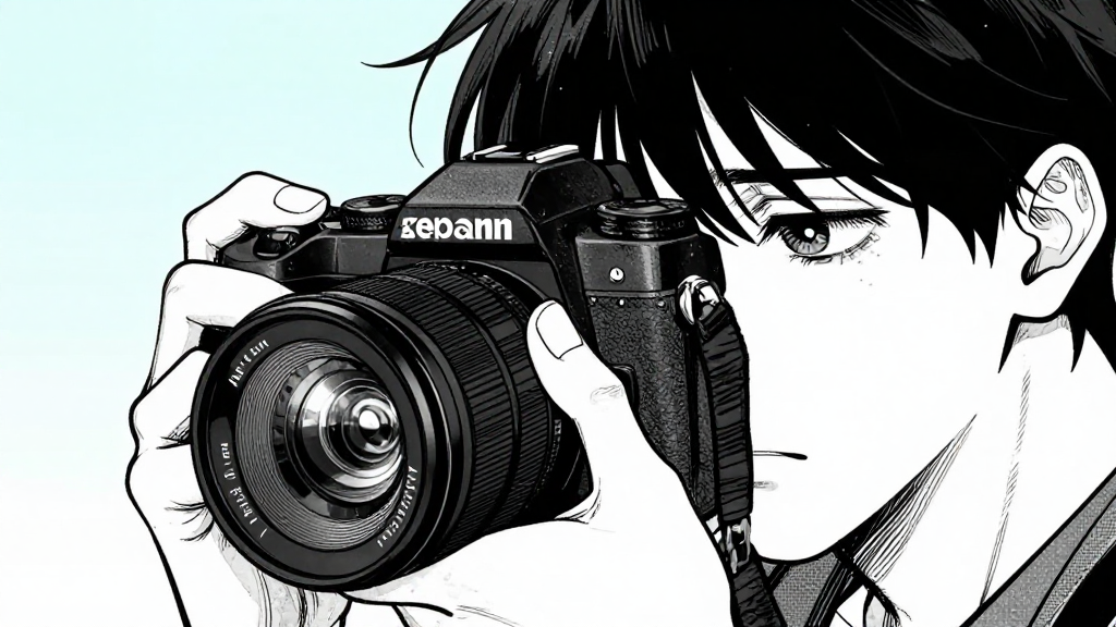 Liam’s trembling hands on his camera, capturing the scene.