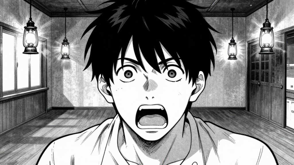 Thomas’s face, pale and urgent, as he shouts a warning to the empty room.