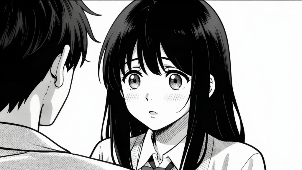 Yuki listens intently, emotional tension rising.