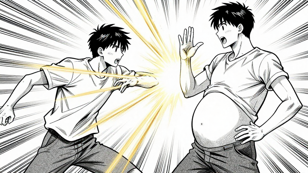 Zhao Han attacks with force, but Lin Fei’s prenatal state absorbs the strike.