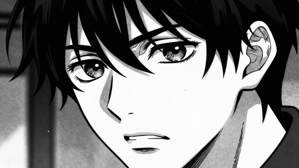 Silas’s face shows tension; jaw tight, eyes calculating.