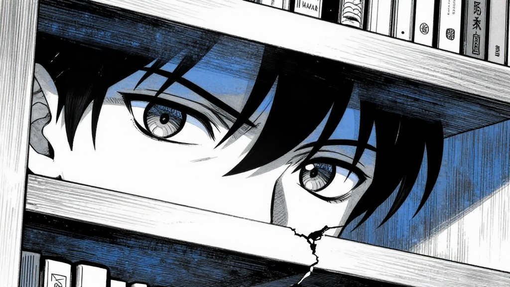 Kaito’s eyes focus on the crack in the ancestor shelf.