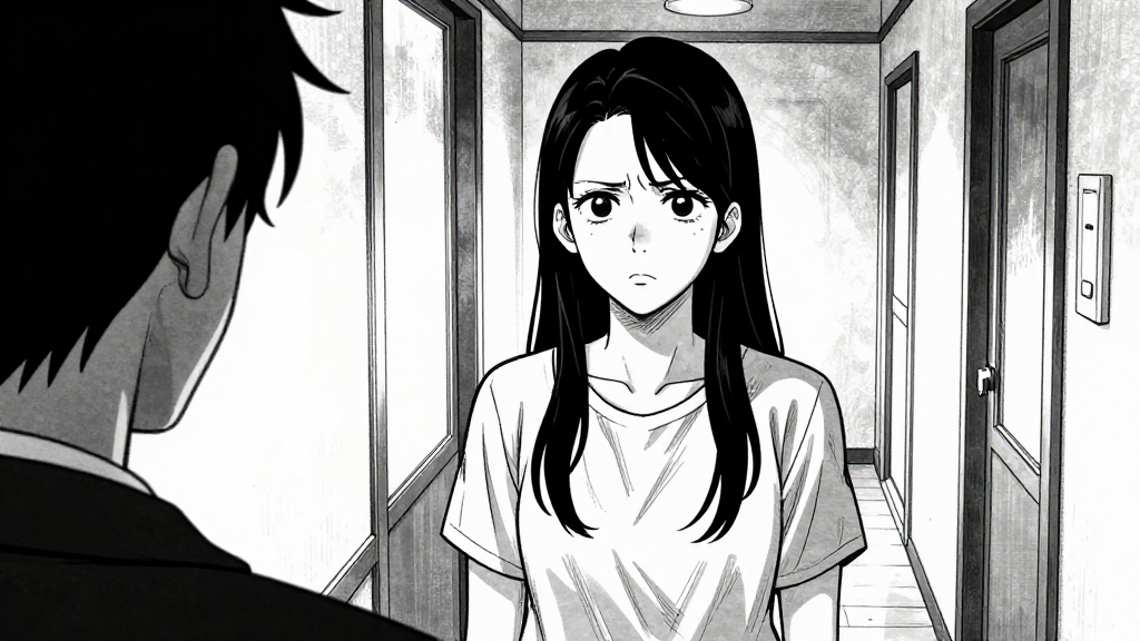 Sigrún paces the hallway, her face full of frustration.