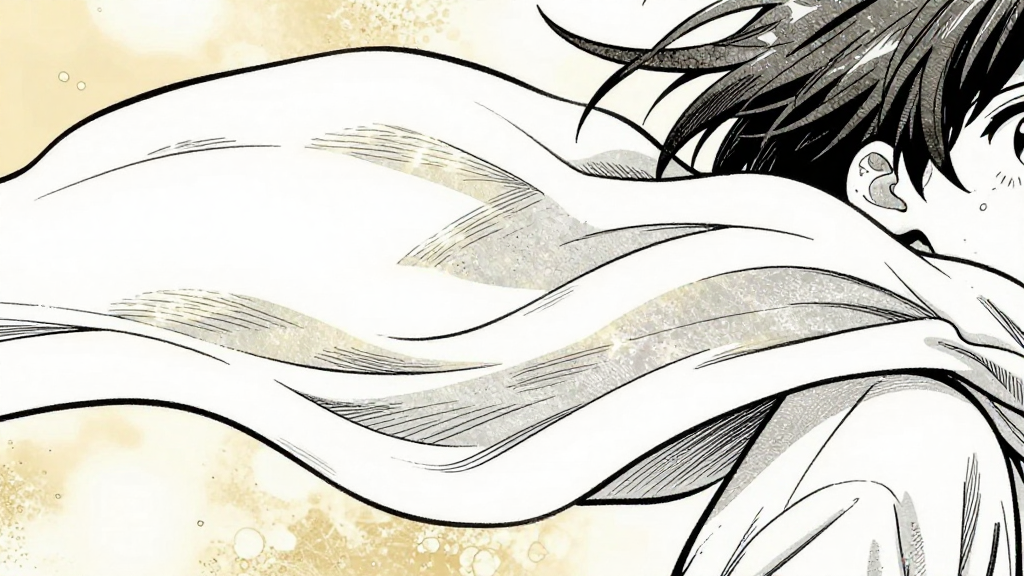 The memory-cloth glows faintly in the wind, being carried toward the Borderlands.