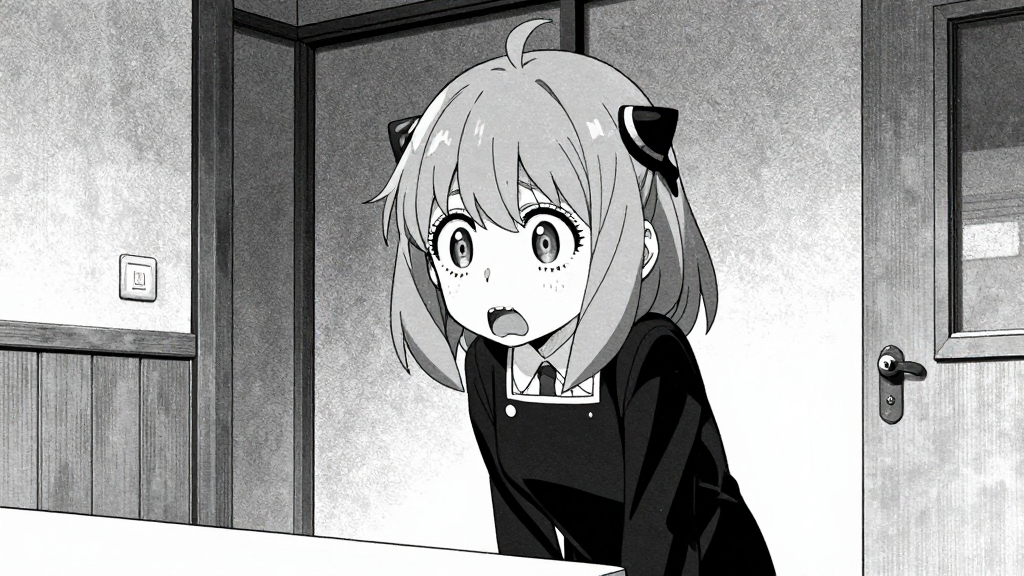 Anya enters the room, her face pale, voice cracking as she speaks.