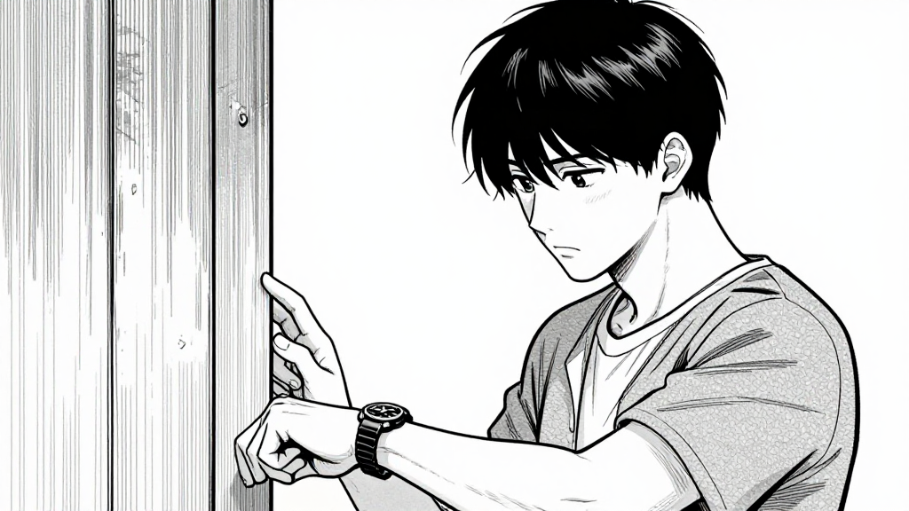 Morrison checks his watch. Min-ho stares at the planks, fingers twitching.