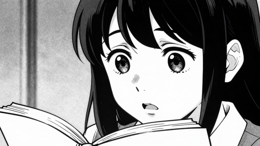 Sarah reads the letters, her expression shifting from shock to realization.