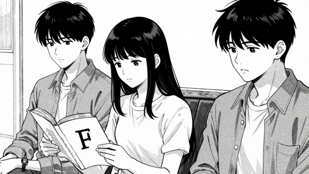 Sarah reads the letters, Daniel and Elizabeth watch silently.