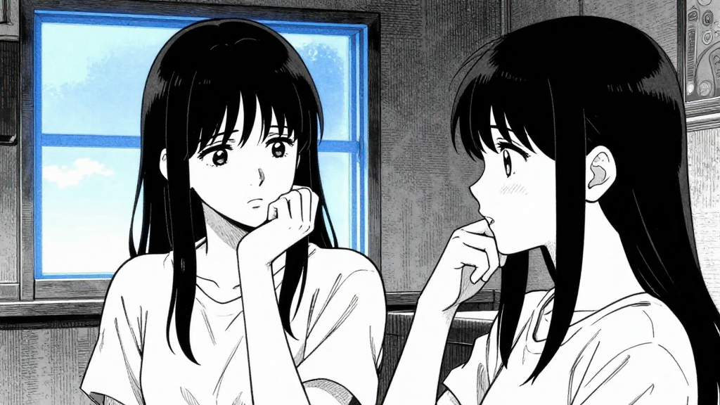 Maya hesitates, looking between Tenzin and Lila, voice trembling as she speaks.