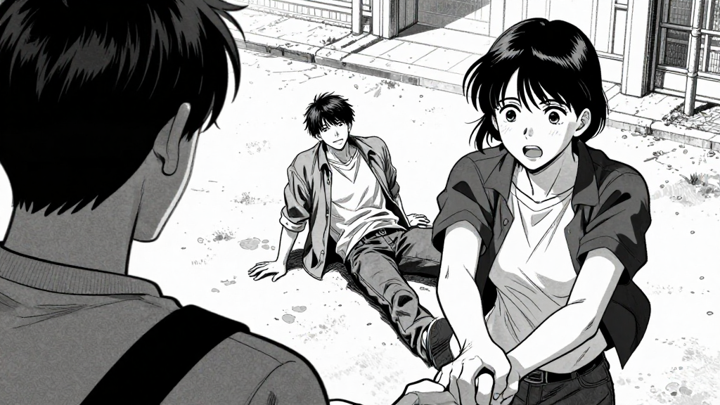 Clara is pulled from the street by Elias, but Franz is gravely injured.