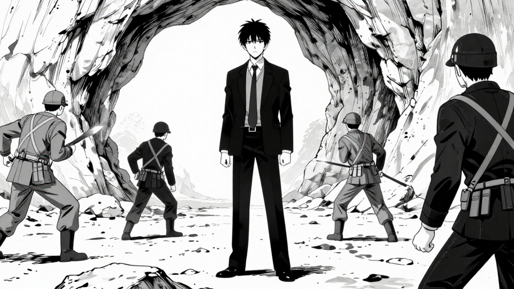 Erik steps from the caves into the cold light of the surface. Melchior’s soldiers are poised to strike.