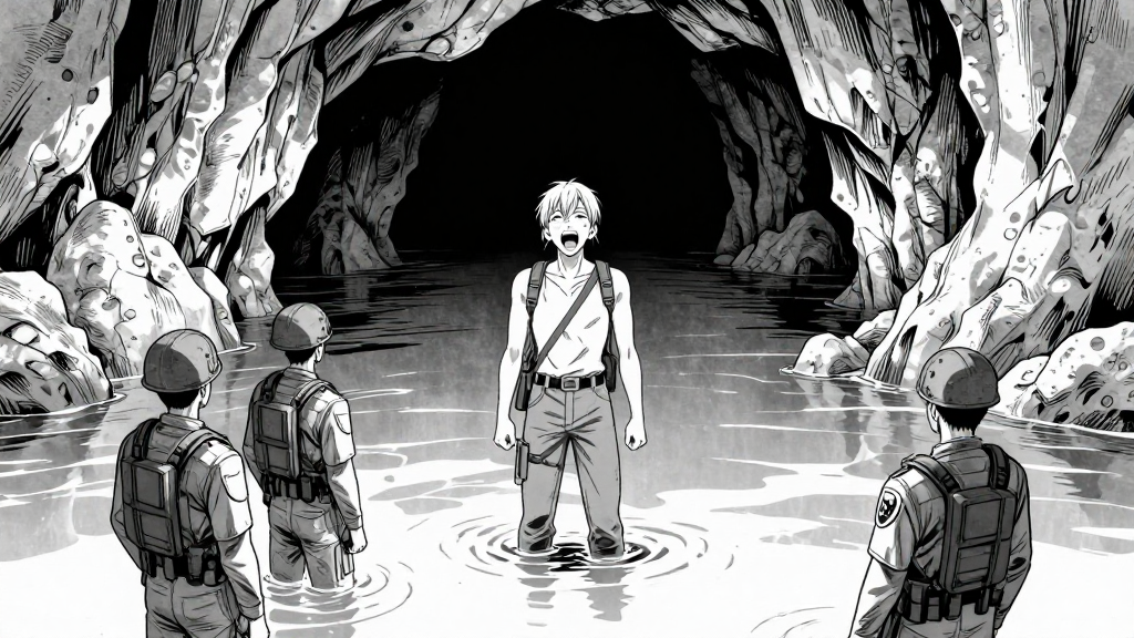 Kirsten’s voice echoes through the flooded caves. Melchior stands in the Gray Harbor with soldiers.