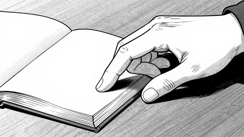 d'Éon’s hand trembles slightly as it touches the edge of the ledger.