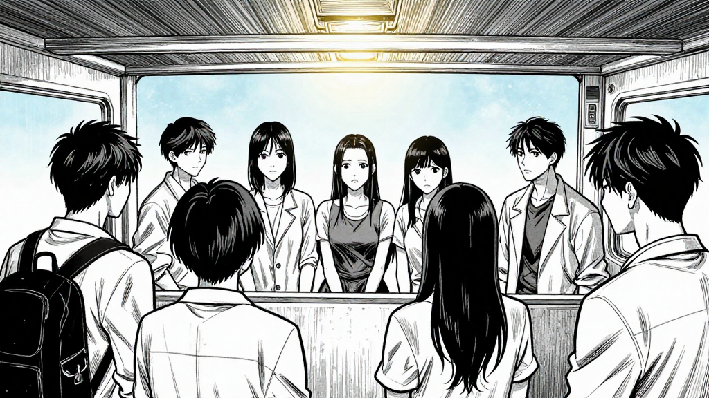 Team inside the Terror’s lower deck, frozen in place.