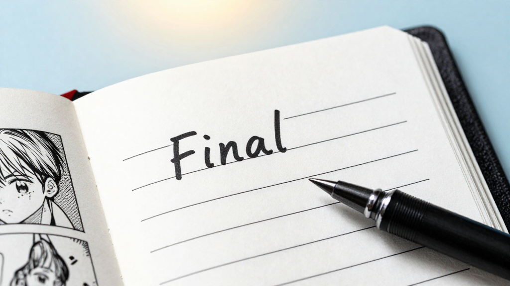 Frozen logbook open to final entry, ink mid-word.