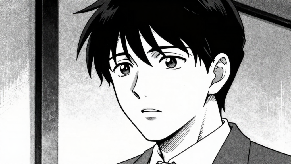 Director Tanaka stares at the screen, expression unreadable.