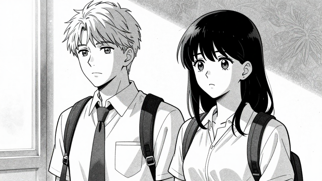 Dr. Keller and Katarina stand together, sunlight illuminating their faces.