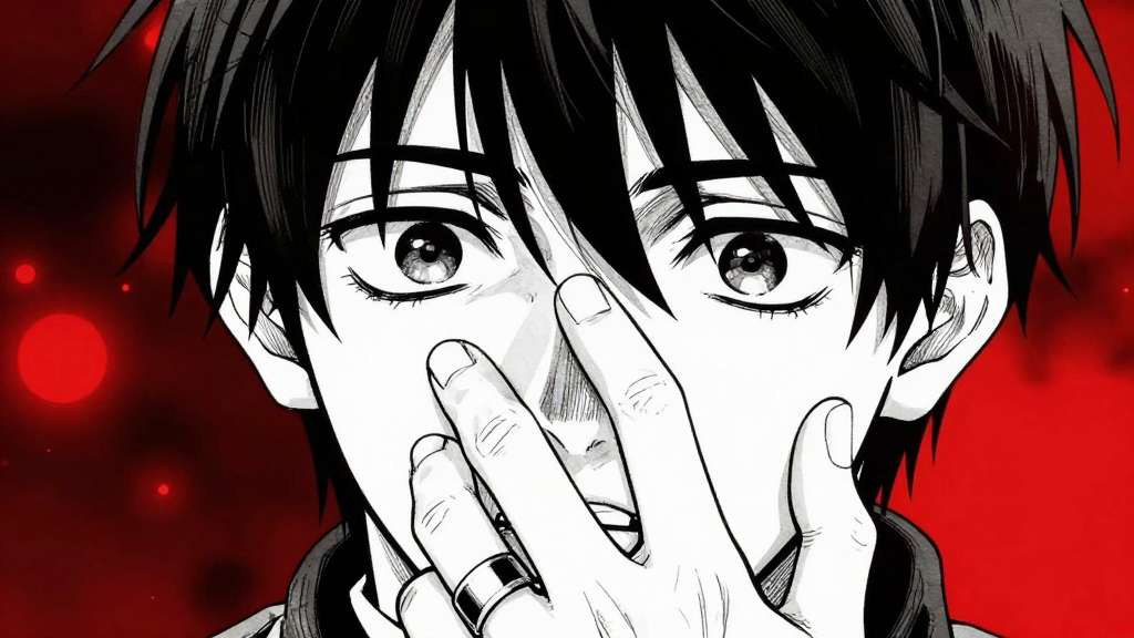 Kenjiro’s ring finger trembles as he stares at the image.