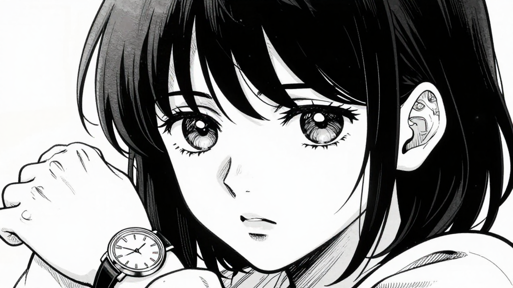 Amara’s face, eyes filled with resolve, David’s watch ticks.