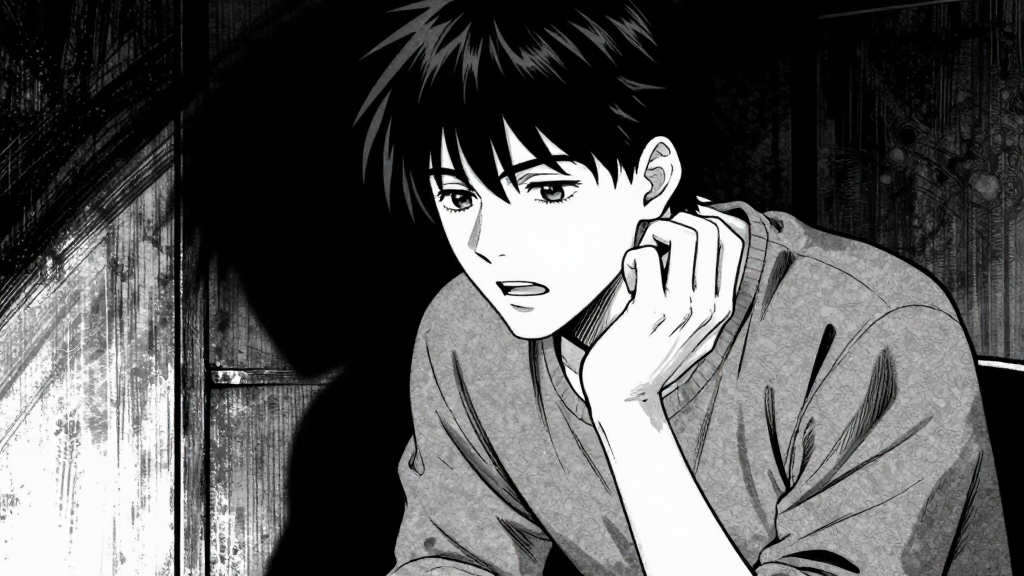 Mikhail leans forward, voice low and measured as he speaks.