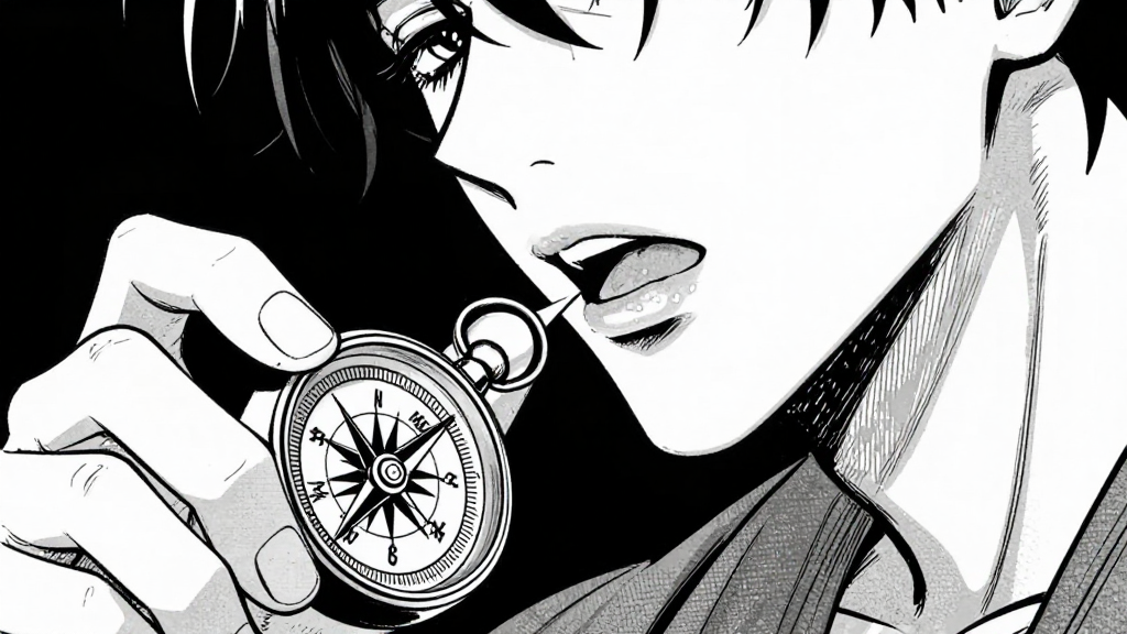 Mikhail’s fingers unseal the compass, a deep breath escaping his lips.