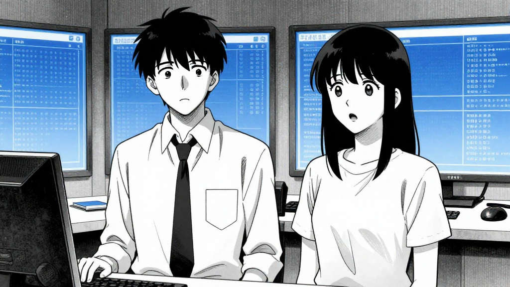 Zhao and Maya, shocked and relieved, standing at the console.