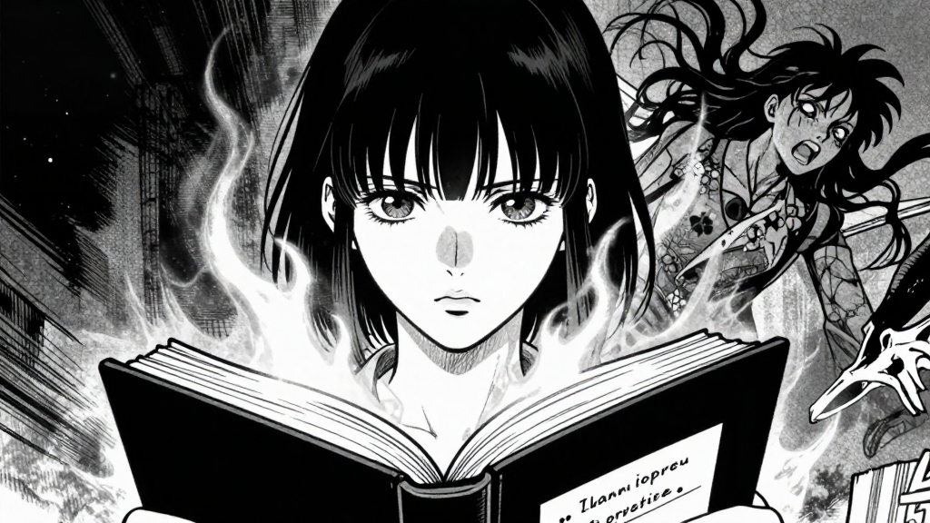 Elena burns the journals, the entity recoils in the background.