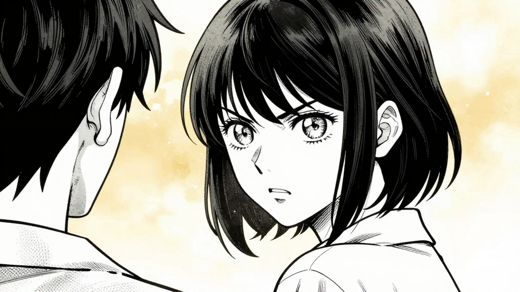 Vora turns, her expression shifting from calm to fury.