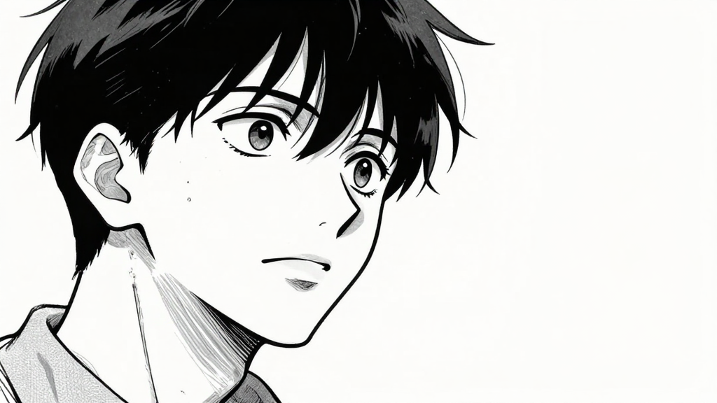 Joseph’s face shows a flicker of pride as he stares at the empty space.