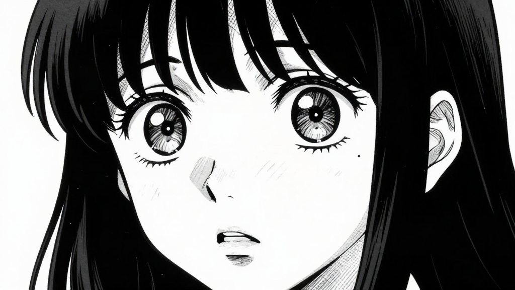 Sara’s face, eyes wide, breath caught as she realizes the pattern.