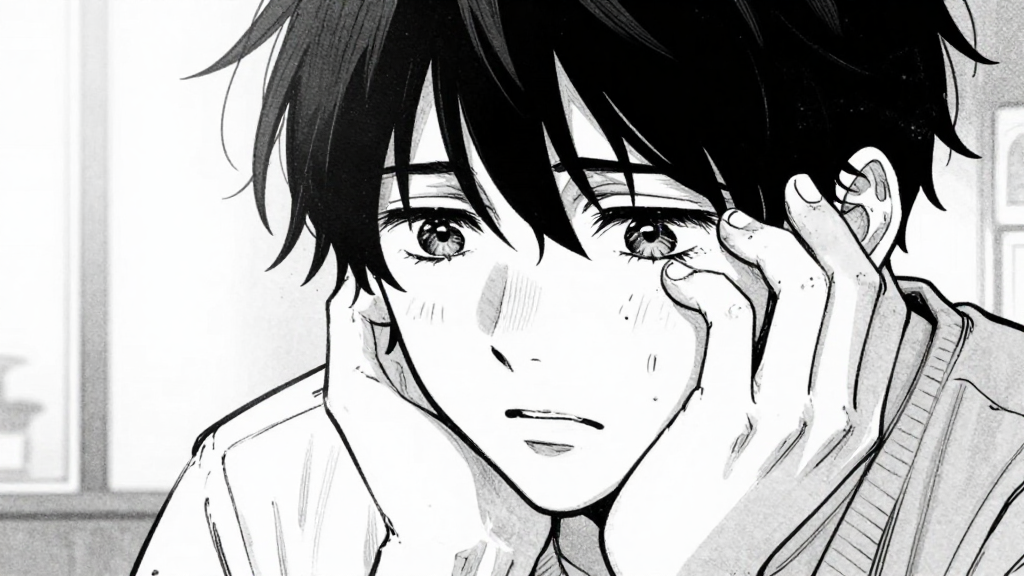 Kim’s trembling hands prepare for the next commission.