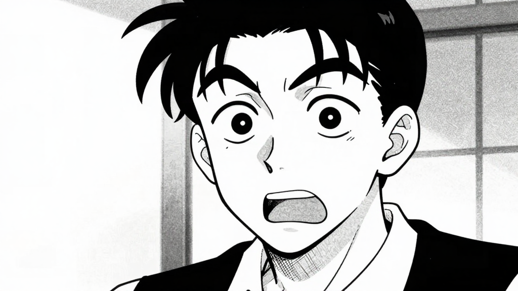 Kim’s face shows fear as the king speaks.