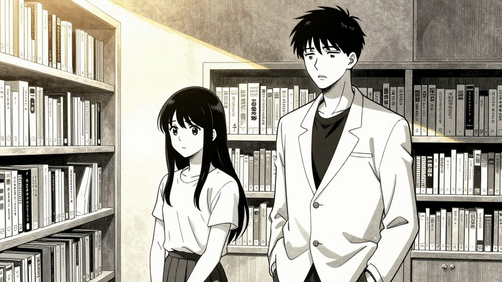 Kim and the king stand in the gallery, the weight of the moment evident.