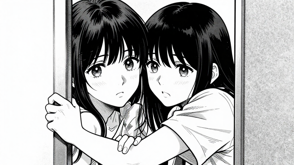 Aria grabs Cassian's arm, pulling him behind the privacy screen.