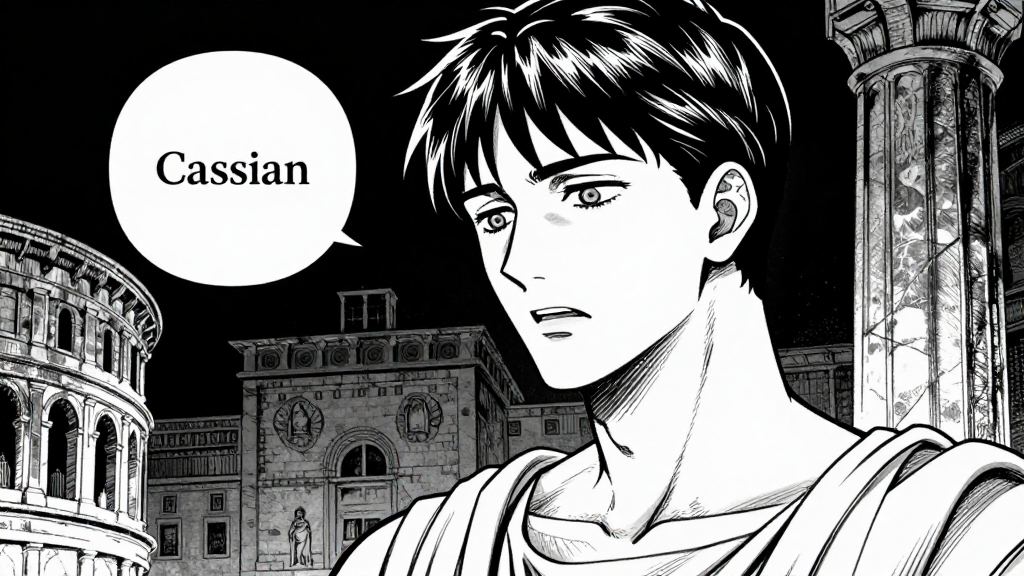 Cassian’s mind recalls ancient Rome and the Ludus Magnus.