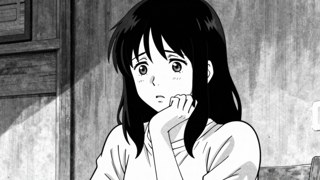 Maya looks shaken as Tenzing reveals the truth.