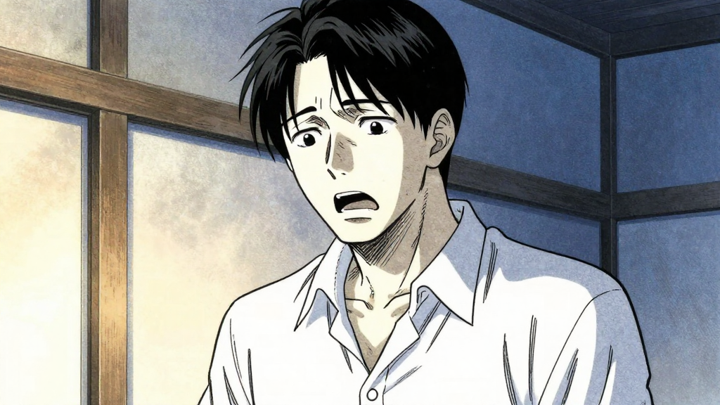 Master Kenji steps into the light, his face lined with guilt and relief.