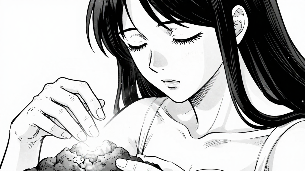 Mira touches her scars, eyes closed, remembering the earth-magic beneath.