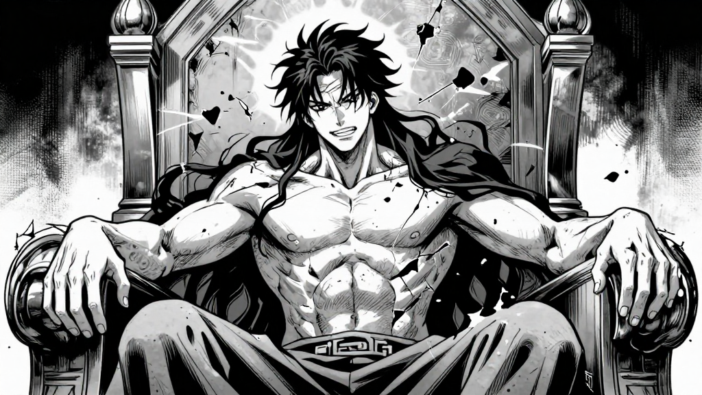 The Hollow King convulses, his form fracturing as his power begins to collapse.