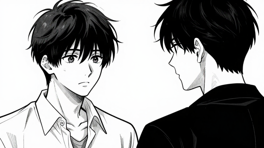 Min-jun and Tanaka face off, tension in the air.